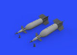 Eduard 1/48 Brassin GBU-11 - 648342 - 2 resin bombs included