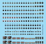 Airscale 1/48 WWII Japanese Cockpit Instrument Decal - AS48 JPN