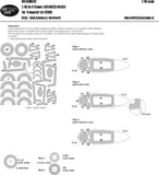 New Ware 1/48 paint Mask Su-9 Fishpot - ADVANCED for Trumpeter 02896 - NWAM0042