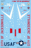 Caracal decals 1/48 48120 - F-106A City of Jacksonville for Trumpter