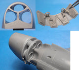 Vector Resin 1/48 scale P-40E/N Radiators for Hasegawa Kits - VDS48108