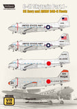 Wolfpack 1/72 decal C-47 Skytrain Pt 1 USN and JMSDF R4D-6 Fleets - WD72006