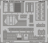 Eduard 1/48 photoetch exterior detail for P-51D kit by Meng - 48928