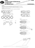 New Ware 1/48 Su-15 TM Flagon F ADVANCED kabuki masks for Trumpeter - NWAM0218