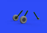 Eduard 1/32 Brassin Spitfire Mk. IX resin wheels - 5 spoke for Revell - 632107