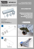 Wolfpack 1/48 Resin F-106 Delta Dart J75 Engine Nozzle set for Revell/Trumpeter