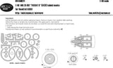 New Ware 1/48 MiG-25 RBT "FOXBAT B" BASIC kabuki masks for Revell NWAM0211