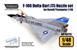 Wolfpack 1/48 Resin F-106 Delta Dart J75 Engine Nozzle set for Revell/Trumpeter
