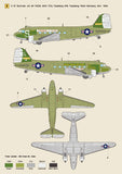 Wolfpack 1/72 decal C-47 Skytrain Pt 2 USAF C-47 Fleet to the Berlin Airlift