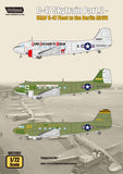 Wolfpack 1/72 decal C-47 Skytrain Pt 2 USAF C-47 Fleet to the Berlin Airlift