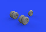 Eduard 1/48 Brassin set He 219 undercarriage wheels for Tamiya - 648328