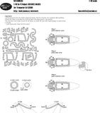 New Ware 1/48 ADVANCED paint masks Su-11 Fishpot for Trumpeter 02896 - NWAM0043