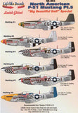 Lifelike decals 1/48 48-051 North-American P-51 Mustang Pt.5 Big Beautiful Doll