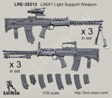 Live Resin 1:35 L86A1 Light Support Weapon - LRE35213