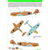 HGW 1/48 Wet Transfers PLUS combo set for Bf109 Afrika - 248064 for Eduard