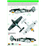 HGW 1/48 scale wet transfers FW A8/R2 Reichsverteidigung Markings 248059