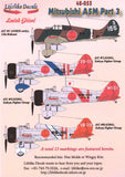 Lifelike 1/48 decals Mitsubishi A5M2b/A5M4 Claude Pt 3 Fine Molds Wingsy 48-055