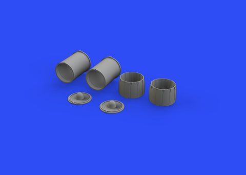 Eduard Brassin 1/48 Scale Resin F-14D Exhaust Nozzles for Tamiya - 648560