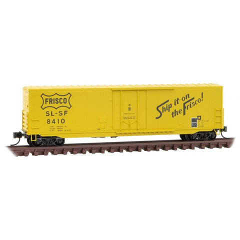 Micro Trains 18100180 N Scale 50’ std box car Frisco #8410 Ship it on the Frisco