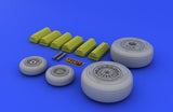 Eduard 1/32 Brassin F-4C/ D/E/ F/G resin wheels for Tamiya kit - 632005