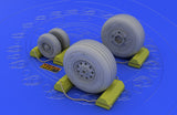 Eduard 1/32 Brassin wheels for the F-4J F-4S Phantom II by Tamiya - 632006