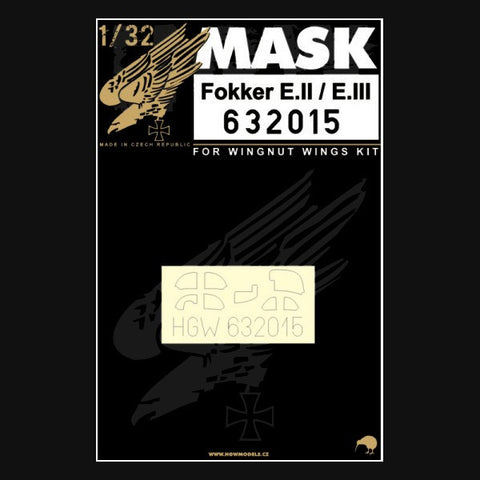 HGW 1/32 masks for Fokker EII/EIII for Wingnut Wings 632015