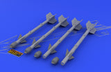Eduard 1/48 Brassin AIM-9B Sidewinder Missile Set #648028