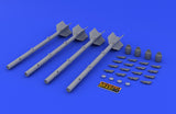 Eduard 1/48 Brassin AIM-9B Sidewinder Missile Set #648028