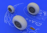 Eduard 1/48 Brassin resin wheels for the P-61 by Great Wall Hobby - 648057