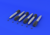 Eduard 1/48 Brassin resin Mk.82 bombs w/ airbrake early #648128