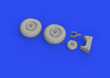 Brassin 1/48 Scale Do 17Z wheels for Eduard or ICM kit - 648608