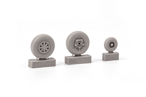 Eduard Brassin 1/48 scale F-15E/ I/K resin wheels for Great Wall Hobby - 648745