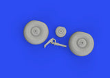 Eduard Brassin 1/48 scale Beaufighter Mk. X wheels in resin for Tamiya - 648755