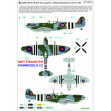 HGW 1/72 scale Spitfire Mk.IX - Markings + Stencils - Wet Transfers - 272030