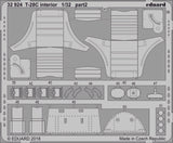 Eduard 1/32 color photoetched details for T-28C interior by Kitty Hawk - 32924