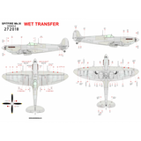 HGW 1/72 scale Spitfire Mk.IX - Markings + Stencils - Wet Transfers - 272030