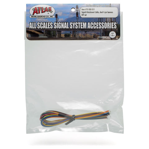 Atlas #70000051 - Signal Attachment Cable, dual 4-pin harness DIY set