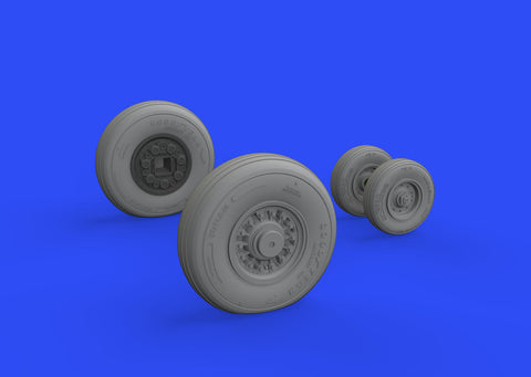 Brassin 1/48 Scale F-14D wheels (AMK) - EDUB648530