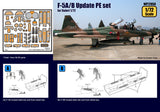 Wolfpack 1/72 scale resin F-5A/B Freedom Fighter Update PE for Italeri - WP72058