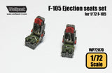 Wolfpack 1/72 scale resin F-105 Thunderchief seats for Trumpeter - WP72070