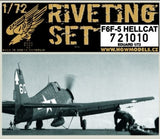 HGW 1/72 Riveting set for F6F-5 Hellcat for Eduard kit #721010