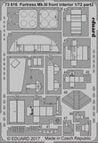Eduard 1/72 PE Fortress Mk. III front interior for Airfix - 73616