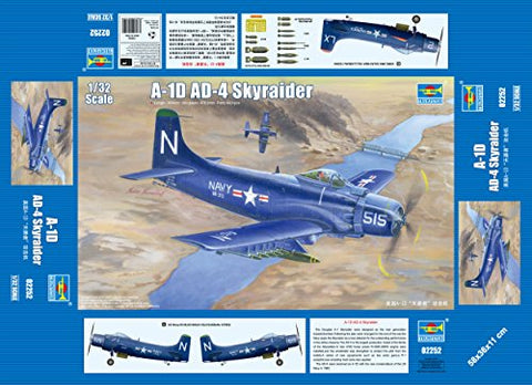 Trumpeter 1/32 Scale A-1D/AD-4 Skyraider Model Kit - New Old Stock