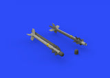 Eduard 1/48 scale Brassin French Matra R-550 Magic missiles in resin x2 - 648322