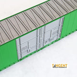 Tangent 25028 series HO Scale Chicago, Burlington, and Quincy Greenville 86′ Double PD Box Car