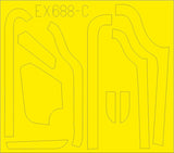 Eduard 1/48 Mask B-17G Antiglare Panels VE production (HK Models) - EX688