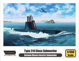 Wolfpack 1/350 model kit Type 214 Class German Diesel-Electric Submarine WP13501