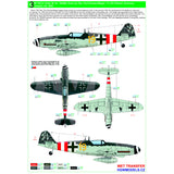 HGW 1/48 Wet Transfers Messerschmitt Bf109G-14 (AS) Markings for Eduard - 248069