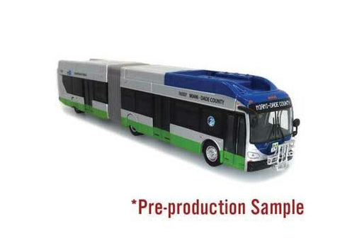 Iconic Replicas #87-0312 HO Scale New Flyer Xcelsior XN60 Articulated Bus - Miami-Dade