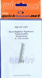 Quickboost by Aires 1/32 Eurofighter Typhoon twinseater antennas Revell -32197